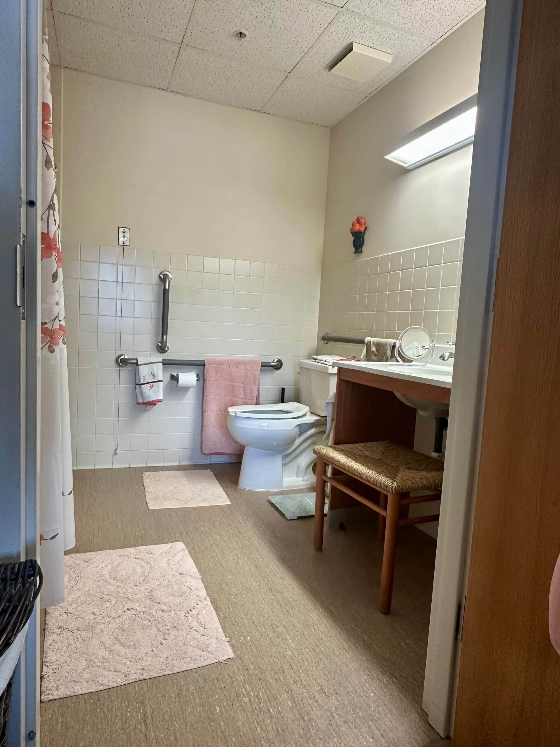 Bathroom in Assisted Living Room