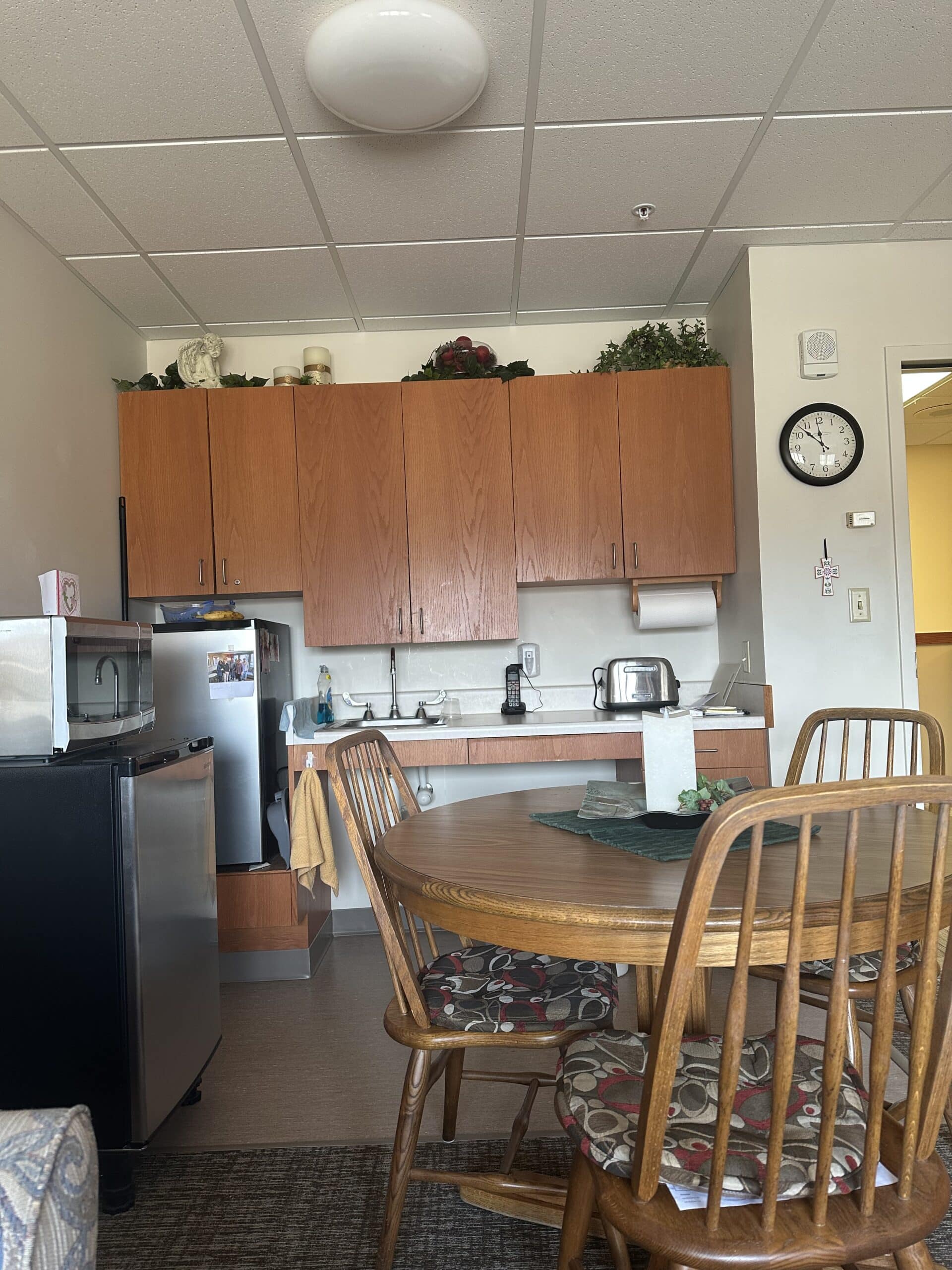kitchen in assisted living apartment